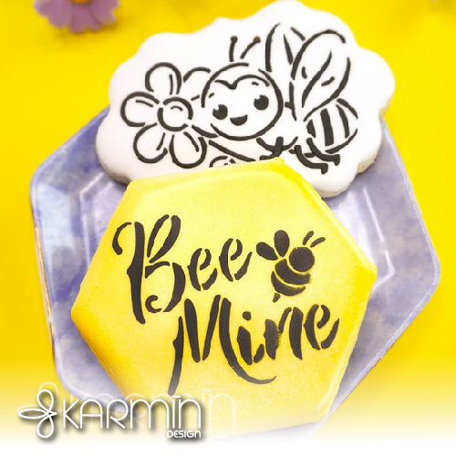 Stencil Bee Mine