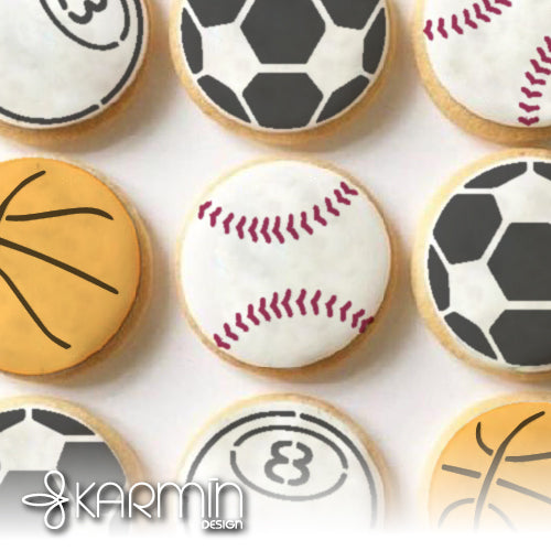 Stencil Sports Basquetbol y Basebol