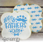 Load image into Gallery viewer, Stencil Happy Fathers Day Corazon
