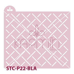 Stencil para pastel Lineas celosia